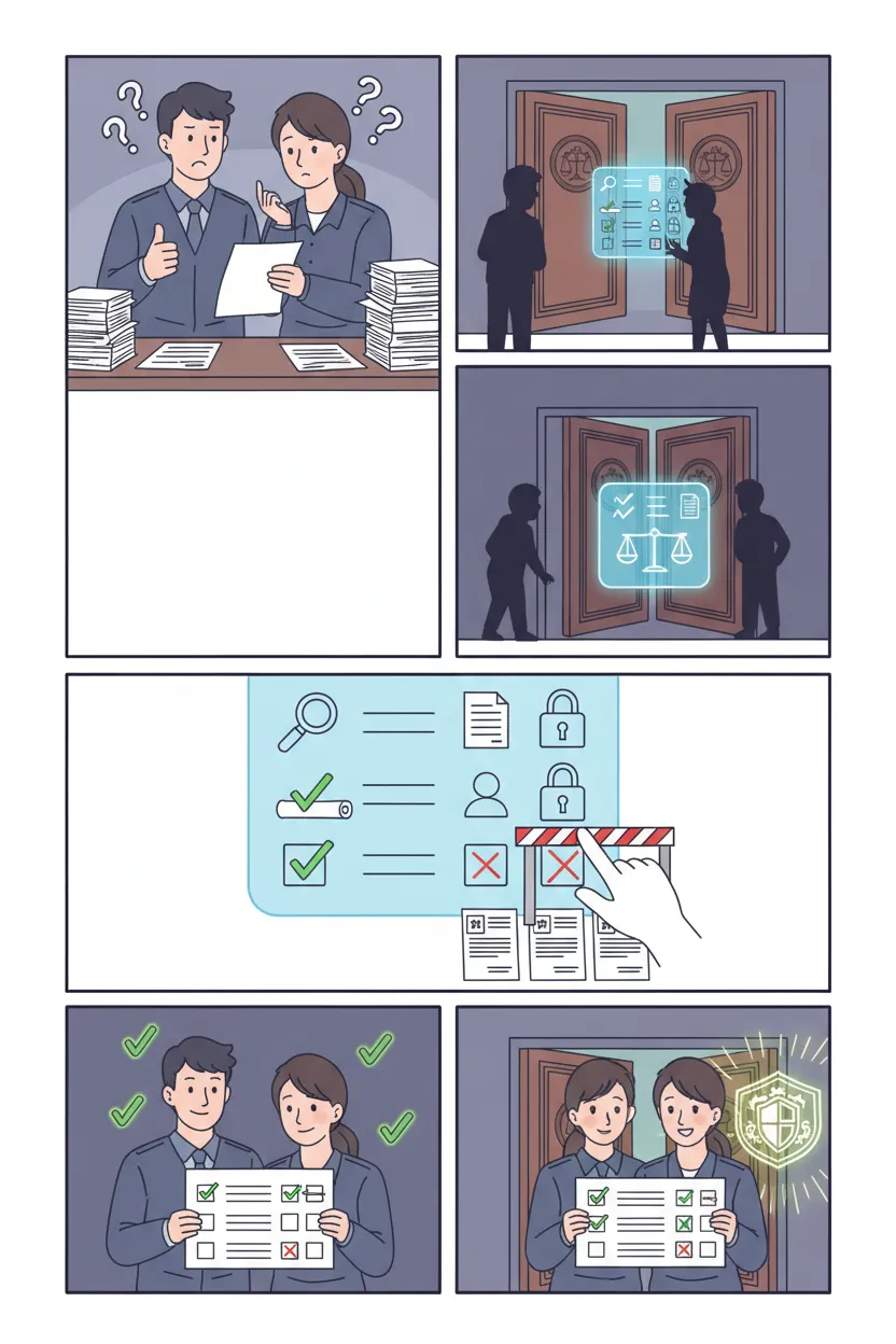 평가 엔지니어링 4컷 설명 웹툰