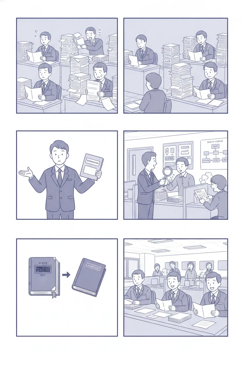 메타 엔지니어링 4컷 설명 웹툰