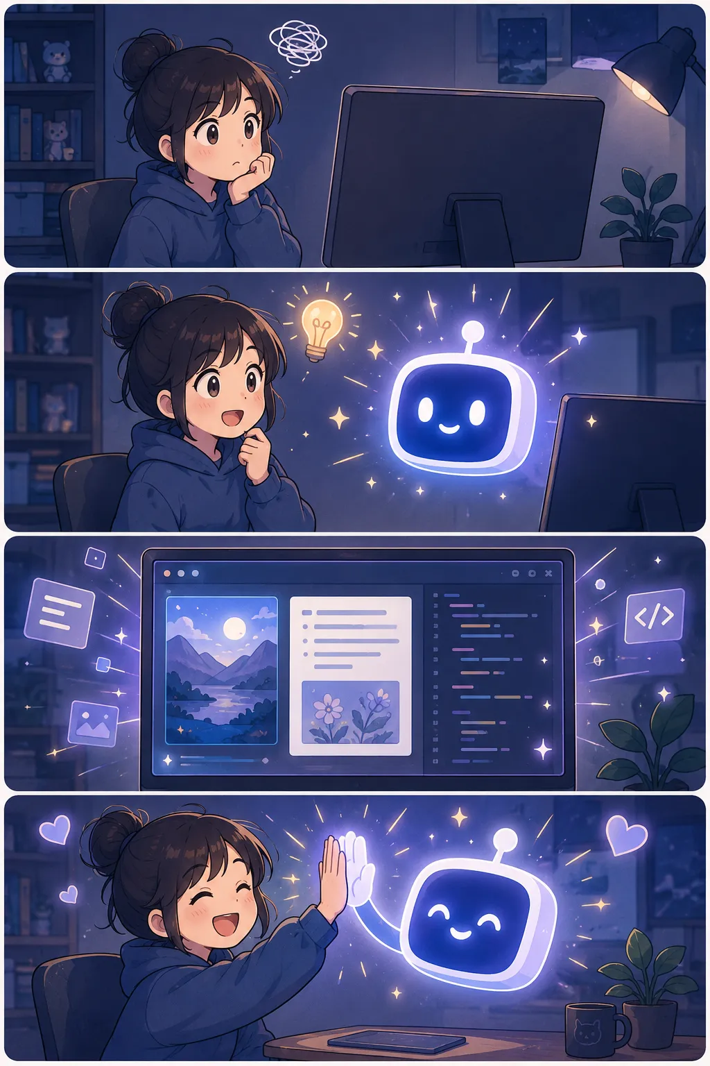 생성형 AI 4컷 웹툰