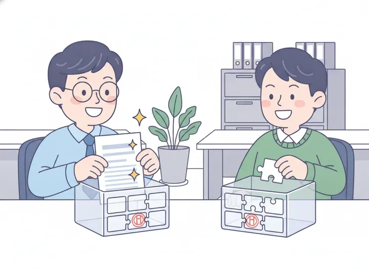 잘 나온 프롬프트는 즉시 '템플릿(레시피)'으로 저장해 재사용 설명 삽화