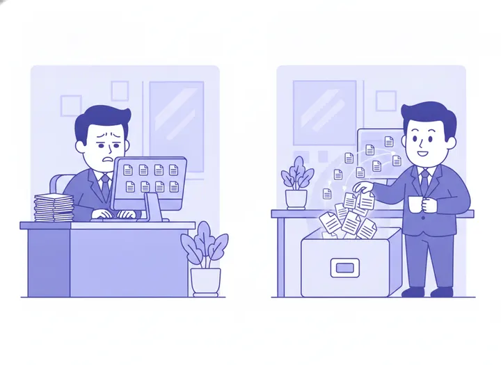 반복 지침은 '프로젝트/지침 저장' 기능에 한 번만 넣어둔다 (현장 노하우 #8) 설명 삽화